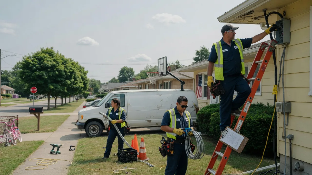Licensed Electrician in Round Top, TX near me